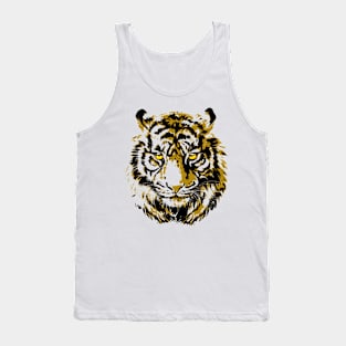 Beige Tiger Head T-Shirt - Tiger T-Shirt Tank Top